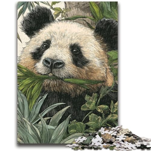 Panda-Puzzle 1000 Teile für Teenager ab 14 Jahren, Denksportaufgabe, Familienspiele, Weihnachts- und Geburtstagsgeschenke, 26x38cm Panda-Puzzle 1000 Teile für Teenager ab 14 Jahren, Denksportaufgabe, Familienspiele, Weihnachts- und Geburtstagsgeschenke, 26x38cm von ZKYUBEK