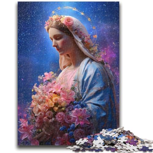 Porträt von Maria, der Mutter, Puzzle für Erwachsene, 1000 Teile, lustige Spiele, Wanddekoration, einzigartige Geburtstags, 26x38cm Porträt von Maria, der Mutter, Puzzle für Erwachsene, 1000 Teile, lustige Spiele, Wanddekoration, einzigartige Geburtstags, 26x38cm von ZKYUBEK
