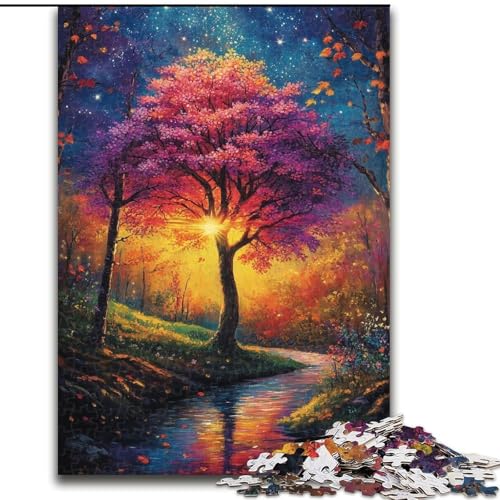 Puzzle 1000 Teile, Baum des Lebens, 26x38cm, Denksportaufgabe, interaktives Familienspiel, geeignet für Kinder ab 14 Jahren Puzzle 1000 Teile, Baum des Lebens, 26x38cm, Denksportaufgabe, interaktives Familienspiel, geeignet für Kinder ab 14 Jahren von ZKYUBEK