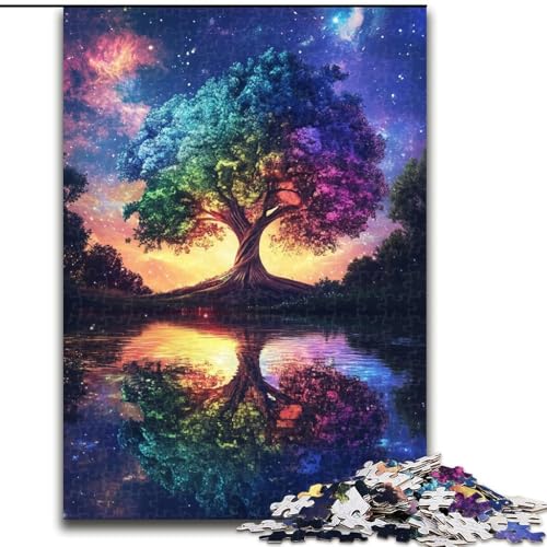 Puzzle 1000 Teile, Baum des Lebens, 26x38cm, Denksportaufgabe, interaktives Familienspiel, geeignet für Kinder ab 14 Jahren Puzzle 1000 Teile, Baum des Lebens, 26x38cm, Denksportaufgabe, interaktives Familienspiel, geeignet für Kinder ab 14 Jahren von ZKYUBEK