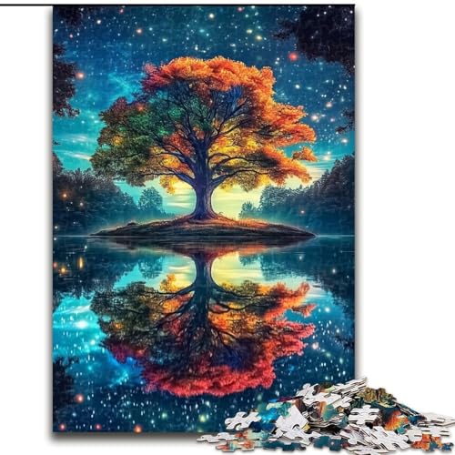 Puzzle 1000 Teile, Baum des Lebens, 50x75cm, Denksportaufgabe, interaktives Familienspiel, geeignet für Kinder ab 14 Jahren Puzzle 1000 Teile, Baum des Lebens, 50x75cm, Denksportaufgabe, interaktives Familienspiel, geeignet für Kinder ab 14 Jahren von ZKYUBEK