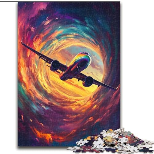Puzzle 1000 Teile, Farbflugzeug-Puzzle, 26x38cm, Denksportaufgabe, interaktives Familienspiel, geeignet für Kinder ab 14 Jahren Puzzle 1000 Teile, Farbflugzeug-Puzzle, 26x38cm, Denksportaufgabe, interaktives Familienspiel, geeignet für Kinder ab 14 Jahren von ZKYUBEK