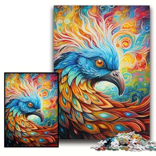 Puzzle 1000 Teile, Farbpuzzle Phoenix, Kartonpuzzle für Erwachsene, 26x38cm, anspruchsvolles Denkspiel für Teenager, unterhaltsames interaktives Spiel für die ganze Familie Puzzle 1000 Teile, Farbpuzzle Phoenix, Kartonpuzzle für Erwachsene, 26x38cm, anspruchsvolles Denkspiel für Teenager, unterhaltsames interaktives Spiel für die ganze Familie von ZKYUBEK