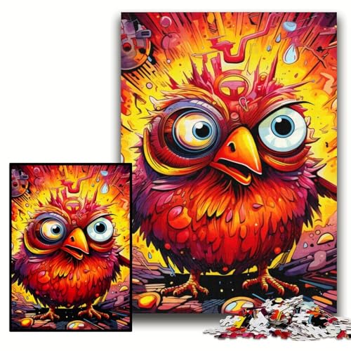 Puzzle 1000 Teile, Farbvogel, Unmögliches Puzzle für Erwachsene, 50x75cm, Geburtstagsgeschenkidee, herausforderndes Denkspiel Puzzle 1000 Teile, Farbvogel, Unmögliches Puzzle für Erwachsene, 50x75cm, Geburtstagsgeschenkidee, herausforderndes Denkspiel von ZKYUBEK