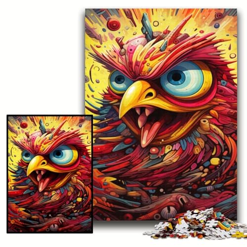 Puzzle 1000 Teile, Farbvogel, Unmögliches Puzzle für Erwachsene, 50x75cm, Geburtstagsgeschenkidee, herausforderndes Denkspiel Puzzle 1000 Teile, Farbvogel, Unmögliches Puzzle für Erwachsene, 50x75cm, Geburtstagsgeschenkidee, herausforderndes Denkspiel von ZKYUBEK