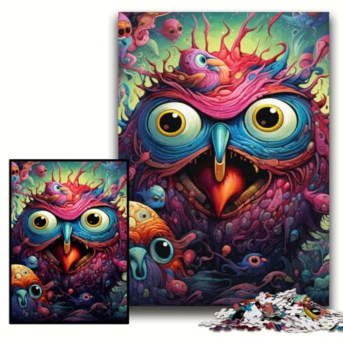 Puzzle 1000 Teile, Farbvogel, Unmögliches Puzzle für Erwachsene, 50x75cm, Geburtstagsgeschenkidee, herausforderndes Denkspiel Puzzle 1000 Teile, Farbvogel, Unmögliches Puzzle für Erwachsene, 50x75cm, Geburtstagsgeschenkidee, herausforderndes Denkspiel von ZKYUBEK