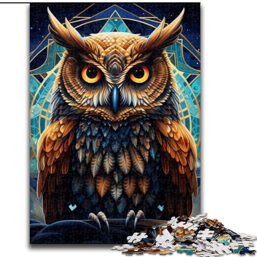 Puzzle 1000 Teile, Galaxie-Eulen-Puzzle für Erwachsene, Größe 26x38cm, Denksportaufgabe, Spiel für Erwachsene, interaktive Familienaktivität Puzzle 1000 Teile, Galaxie-Eulen-Puzzle für Erwachsene, Größe 26x38cm, Denksportaufgabe, Spiel für Erwachsene, interaktive Familienaktivität von ZKYUBEK