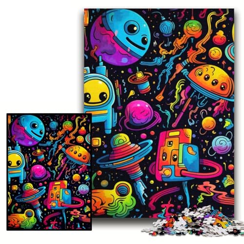 Puzzle 1000 Teile, Galaxie-Planet, Unmögliches Puzzle für Erwachsene, 26x38cm, Geburtstagsgeschenkidee, herausforderndes Denkspiel Puzzle 1000 Teile, Galaxie-Planet, Unmögliches Puzzle für Erwachsene, 26x38cm, Geburtstagsgeschenkidee, herausforderndes Denkspiel von ZKYUBEK
