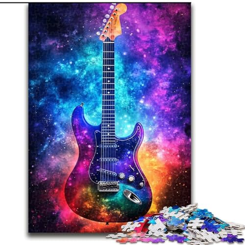 Puzzle 1000 Teile, Galaxy-Gitarre, schwierige Puzzles für Erwachsene, 50x75cm, für Heimdekoration, Gehirntraining Puzzle 1000 Teile, Galaxy-Gitarre, schwierige Puzzles für Erwachsene, 50x75cm, für Heimdekoration, Gehirntraining von ZKYUBEK