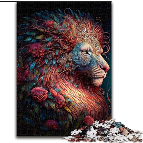 Puzzle 1000 Teile, Schöner Traumlöwe, Holzpuzzle für Erwachsene, Größe 50x75cm, für Reiseliebhaber und Paare, anspruchsvolles Spielzeug Puzzle 1000 Teile, Schöner Traumlöwe, Holzpuzzle für Erwachsene, Größe 50x75cm, für Reiseliebhaber und Paare, anspruchsvolles Spielzeug von ZKYUBEK