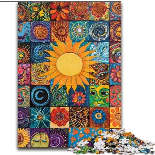 Puzzle 1000 Teile, Sonnenlächelnde Collage, Holzpuzzle für Erwachsene, 50x75cm, Geburtstage, Feiertage, am besten für Weihnachten Puzzle 1000 Teile, Sonnenlächelnde Collage, Holzpuzzle für Erwachsene, 50x75cm, Geburtstage, Feiertage, am besten für Weihnachten von ZKYUBEK