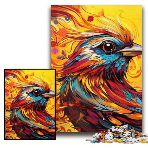 Puzzle 1000 Teile, Spatzen-Puzzle aus Karton für Erwachsene, 26x38cm, DIY-Geschenk zur Heimdekoration, Denkspiel Puzzle 1000 Teile, Spatzen-Puzzle aus Karton für Erwachsene, 26x38cm, DIY-Geschenk zur Heimdekoration, Denkspiel von ZKYUBEK