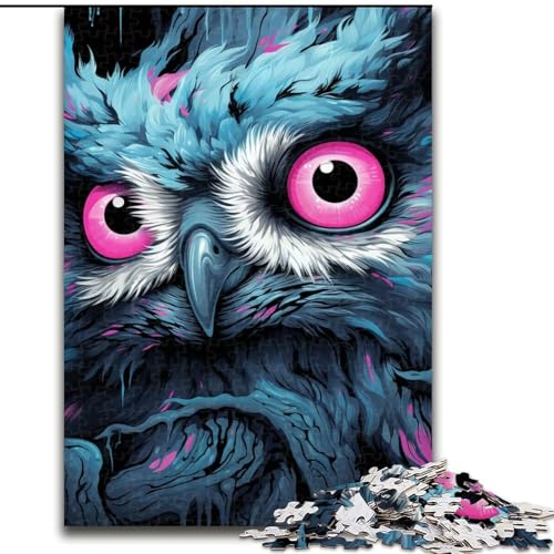 Puzzle 1000 Teile, farbenfrohe Eulenkunst, Kartonpuzzle, Größe 26x38cm, Weihnachten, Halloween, Ostern, Neujahr Puzzle 1000 Teile, farbenfrohe Eulenkunst, Kartonpuzzle, Größe 26x38cm, Weihnachten, Halloween, Ostern, Neujahr von ZKYUBEK