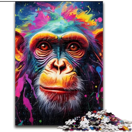 Puzzle 1000 Teile AFFE, Papppuzzle, Größe 26x38cm, Weihnachten, Halloween, Ostern, Neujahr Puzzle 1000 Teile AFFE, Papppuzzle, Größe 26x38cm, Weihnachten, Halloween, Ostern, Neujahr von ZKYUBEK
