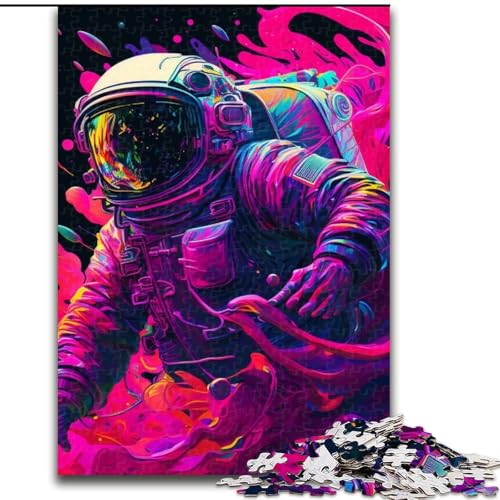 Puzzle 1000 Teile Astronauten-Holzpuzzle, Größe 50x75cm, Weihnachten, Halloween, Ostern, Neujahr Puzzle 1000 Teile Astronauten-Holzpuzzle, Größe 50x75cm, Weihnachten, Halloween, Ostern, Neujahr von ZKYUBEK