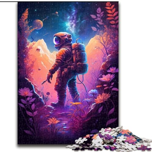 Puzzle 1000 Teile Astronauten-Puzzle, Größe 26x38cm, Denksportspiel, interaktives Familienspiel, geeignet für Kinder ab 14 Jahren Puzzle 1000 Teile Astronauten-Puzzle, Größe 26x38cm, Denksportspiel, interaktives Familienspiel, geeignet für Kinder ab 14 Jahren von ZKYUBEK
