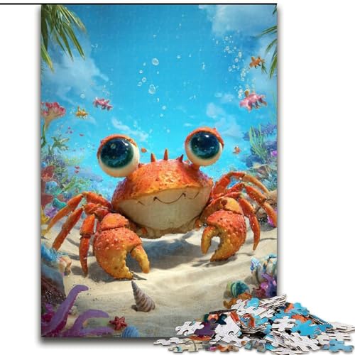 Puzzle 1000 Teile Babykrabbe Puzzle 26X38CM Denksportaufgabe, Interaktives Familienspiel, Geeignet für Kinder ab 14 Jahren Puzzle 1000 Teile Babykrabbe Puzzle 26X38CM Denksportaufgabe, Interaktives Familienspiel, Geeignet für Kinder ab 14 Jahren von ZKYUBEK