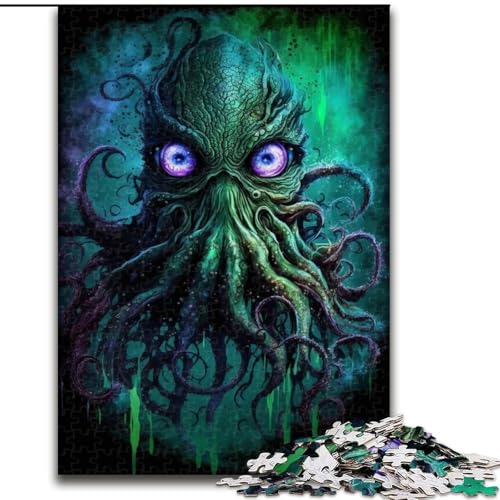 Puzzle 1000 Teile Cthulhu Puzzle Größe 50x75cm Denksportspiel, Interaktives Familienspiel, Geeignet für Kinder ab 14 Jahren Puzzle 1000 Teile Cthulhu Puzzle Größe 50x75cm Denksportspiel, Interaktives Familienspiel, Geeignet für Kinder ab 14 Jahren von ZKYUBEK