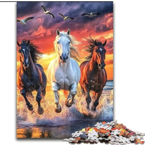 Puzzle 1000 Teile Dinosaurier-Puzzle 50x75cm, Denkspiel, interaktives Familienspiel, geeignet für Kinder ab 14 Jahren Puzzle 1000 Teile Dinosaurier-Puzzle 50x75cm, Denkspiel, interaktives Familienspiel, geeignet für Kinder ab 14 Jahren von ZKYUBEK