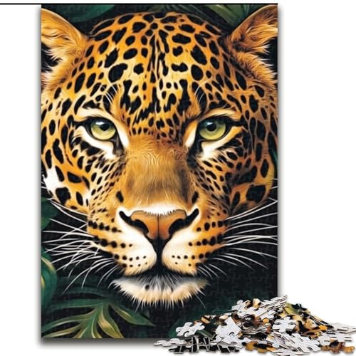 Puzzle 1000 Teile Dschungel-Gepard Holzpuzzle für Erwachsene 26x38cm Perfektes DIY-Kunstdekor oder Geburtstagsgeschenk Puzzle 1000 Teile Dschungel-Gepard Holzpuzzle für Erwachsene 26x38cm Perfektes DIY-Kunstdekor oder Geburtstagsgeschenk von ZKYUBEK