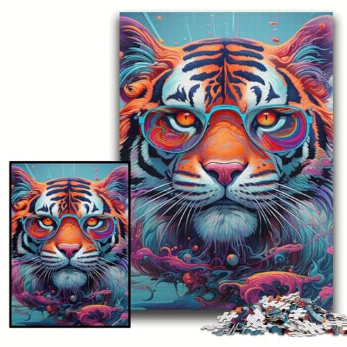 Puzzle 1000 Teile Erdmännchen-Graffiti-Malerei Unmögliches Puzzle für Erwachsene 50x75cm Geburtstagsgeschenkidee, Herausforderndes Denkspiel Puzzle 1000 Teile Erdmännchen-Graffiti-Malerei Unmögliches Puzzle für Erwachsene 50x75cm Geburtstagsgeschenkidee, Herausforderndes Denkspiel von ZKYUBEK