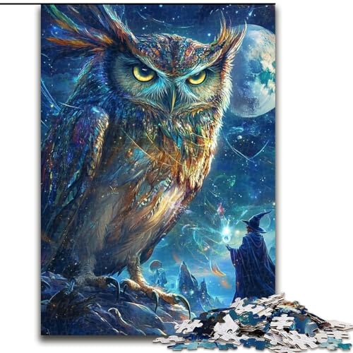 Puzzle 1000 Teile Eule in der Nacht Puzzle 26X38CM Denksportspiel, Interaktives Familienspiel, Geeignet für Kinder ab 14 Jahren Puzzle 1000 Teile Eule in der Nacht Puzzle 26X38CM Denksportspiel, Interaktives Familienspiel, Geeignet für Kinder ab 14 Jahren von ZKYUBEK
