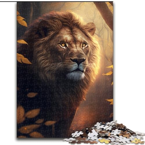 Puzzle 1000 Teile Fantasie-Löwe Holzpuzzle Größe 50x75cm Anspruchsvolles Denkspiel für Teenager, Familienspaß Interaktives Spiel Puzzle 1000 Teile Fantasie-Löwe Holzpuzzle Größe 50x75cm Anspruchsvolles Denkspiel für Teenager, Familienspaß Interaktives Spiel von ZKYUBEK