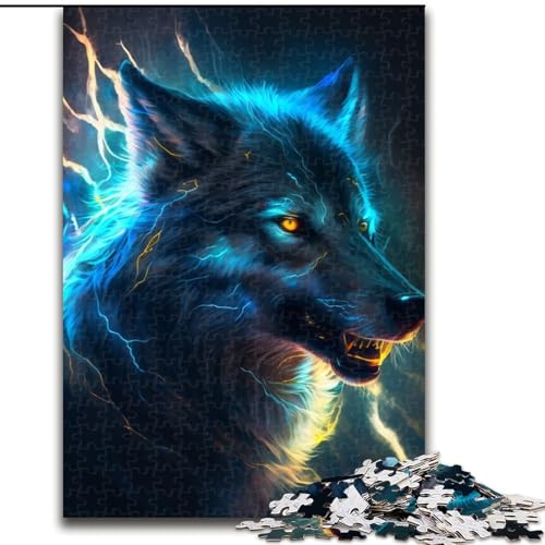 Puzzle 1000 Teile Fantasy Wolf Karton Puzzlegröße 26x38cm Anspruchsvolles Denkspiel für Teenager, Familienspaß Interaktives Spiel Puzzle 1000 Teile Fantasy Wolf Karton Puzzlegröße 26x38cm Anspruchsvolles Denkspiel für Teenager, Familienspaß Interaktives Spiel von ZKYUBEK