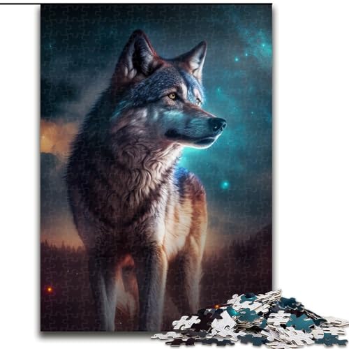 Puzzle 1000 Teile Fantasy Wolf Karton Puzzlegröße 26x38cm Anspruchsvolles Denkspiel für Teenager, Familienspaß Interaktives Spiel Puzzle 1000 Teile Fantasy Wolf Karton Puzzlegröße 26x38cm Anspruchsvolles Denkspiel für Teenager, Familienspaß Interaktives Spiel von ZKYUBEK