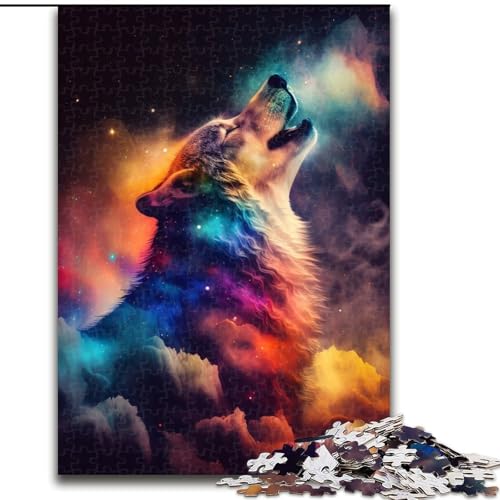 Puzzle 1000 Teile Fantasy Wolf Karton Puzzlegröße 26x38cm Anspruchsvolles Denkspiel für Teenager, Familienspaß Interaktives Spiel Puzzle 1000 Teile Fantasy Wolf Karton Puzzlegröße 26x38cm Anspruchsvolles Denkspiel für Teenager, Familienspaß Interaktives Spiel von ZKYUBEK