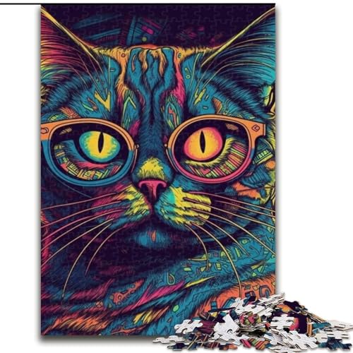 Puzzle 1000 Teile Farbige Katzenpuzzles 50X75CM Denksportspiel, Interaktives Familienspiel, Geeignet für Kinder ab 14 Jahren Puzzle 1000 Teile Farbige Katzenpuzzles 50X75CM Denksportspiel, Interaktives Familienspiel, Geeignet für Kinder ab 14 Jahren von ZKYUBEK