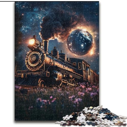 Puzzle 1000 Teile Galaxy Train Puzzle 26X38CM Denksportaufgabe, Interaktives Familienspiel, Geeignet für Kinder ab 14 Jahren Puzzle 1000 Teile Galaxy Train Puzzle 26X38CM Denksportaufgabe, Interaktives Familienspiel, Geeignet für Kinder ab 14 Jahren von ZKYUBEK