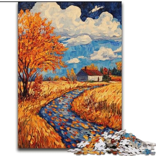 Puzzle 1000 Teile Herbsthaus Puzzle 50X75CM Denksportspiel, Interaktives Familienspiel, Geeignet für Kinder ab 14 Jahren Puzzle 1000 Teile Herbsthaus Puzzle 50X75CM Denksportspiel, Interaktives Familienspiel, Geeignet für Kinder ab 14 Jahren von ZKYUBEK