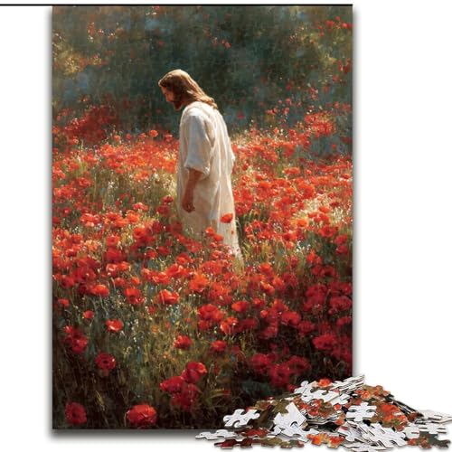 Puzzle 1000 Teile Jesus Puzzle 50X75CM Denksportspiel, Interaktives Familienspiel, Geeignet für Kinder ab 14 Jahren Puzzle 1000 Teile Jesus Puzzle 50X75CM Denksportspiel, Interaktives Familienspiel, Geeignet für Kinder ab 14 Jahren von ZKYUBEK