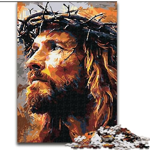 Puzzle 1000 Teile Jesus-Puzzle für Erwachsene, 50x75cm, pädagogisches Denkspiel, künstlerische Heim- und Bürodekoration, ab 14 Jahren Puzzle 1000 Teile Jesus-Puzzle für Erwachsene, 50x75cm, pädagogisches Denkspiel, künstlerische Heim- und Bürodekoration, ab 14 Jahren von ZKYUBEK