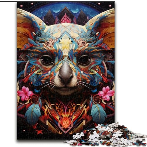 Puzzle 1000 Teile Jigsaw Art Koalas Puzzles für Erwachsene Größe 50x75cm Denksportaufgabe, Spiel für Erwachsene, interaktive Familienaktivität von ZKYUBEK