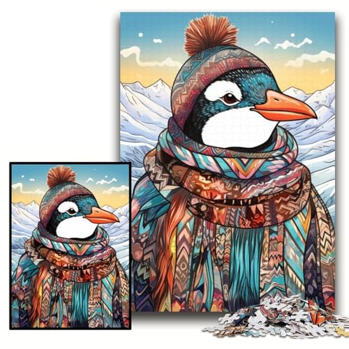 Puzzle 1000 Teile Jigsaw Art Pinguin-Puzzle aus Pappe für Erwachsene 26x38cm Anspruchsvolles Denkspiel für Teenager, unterhaltsames interaktives Spiel für die ganze Familie Puzzle 1000 Teile Jigsaw Art Pinguin-Puzzle aus Pappe für Erwachsene 26x38cm Anspruchsvolles Denkspiel für Teenager, unterhaltsames interaktives Spiel für die ganze Familie von ZKYUBEK