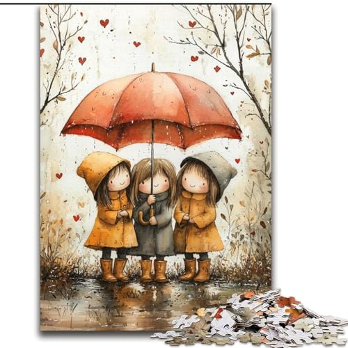 Puzzle 1000 Teile Kleines Mädchen mit Regenschirm, Papppuzzle 26x38cm, Heimdekoration, Denksportspiel für Teenager und Familieninteraktion Puzzle 1000 Teile Kleines Mädchen mit Regenschirm, Papppuzzle 26x38cm, Heimdekoration, Denksportspiel für Teenager und Familieninteraktion von ZKYUBEK