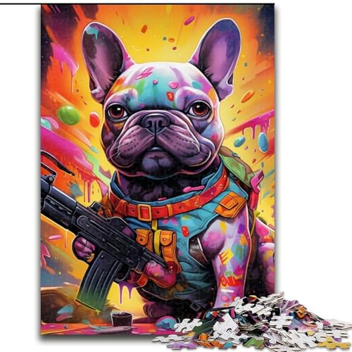 Puzzle 1000 Teile Krieger-Mops, Holzpuzzle, Größe 50x75cm, Weihnachten, Halloween, Ostern, Neujahr Puzzle 1000 Teile Krieger-Mops, Holzpuzzle, Größe 50x75cm, Weihnachten, Halloween, Ostern, Neujahr von ZKYUBEK