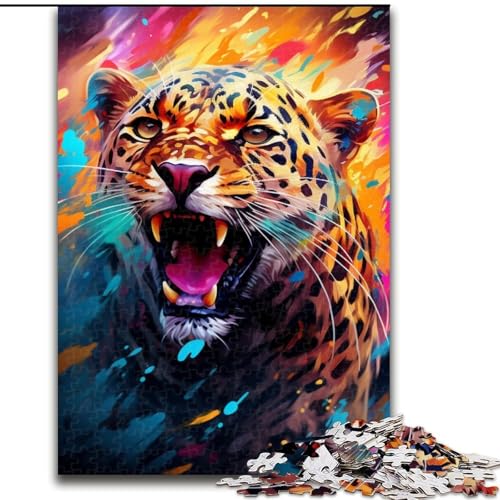 Puzzle 1000 Teile Leoparden-Holzpuzzle, Größe 50x75cm, Weihnachten, Halloween, Ostern, Neujahr Puzzle 1000 Teile Leoparden-Holzpuzzle, Größe 50x75cm, Weihnachten, Halloween, Ostern, Neujahr von ZKYUBEK