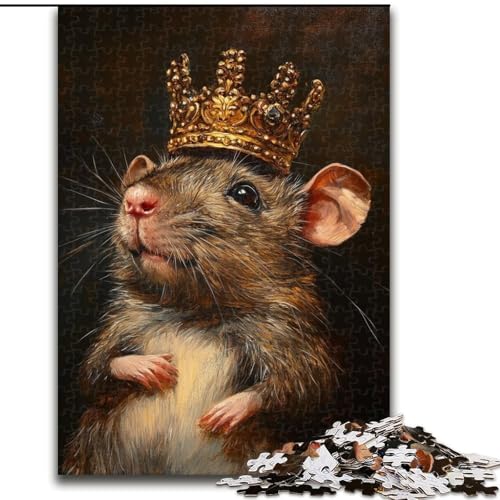 Puzzle 1000 Teile Mauskönig Puzzle 26X38CM Denkspiel, Interaktives Familienspiel, Geeignet für Kinder ab 14 Jahren von ZKYUBEK