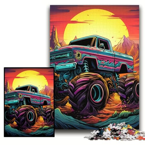 Puzzle 1000 Teile Psychedelic Truck, Papppuzzle für Erwachsene, 26x38cm, anspruchsvolles Denkspiel für Teenager, unterhaltsames interaktives Spiel für die ganze Familie Puzzle 1000 Teile Psychedelic Truck, Papppuzzle für Erwachsene, 26x38cm, anspruchsvolles Denkspiel für Teenager, unterhaltsames interaktives Spiel für die ganze Familie von ZKYUBEK