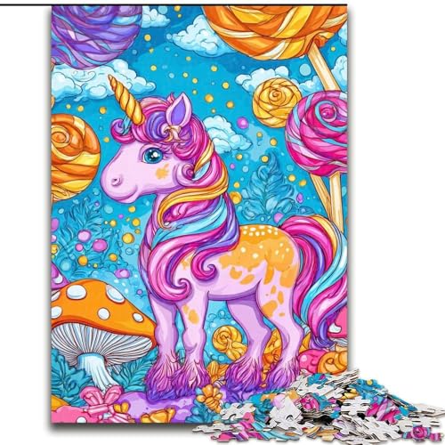 Puzzle 1000 Teile Rosa Einhorn Holzpuzzle für Erwachsene 26X38CM Perfektes DIY-Kunstdekor oder Geburtstagsgeschenk Puzzle 1000 Teile Rosa Einhorn Holzpuzzle für Erwachsene 26X38CM Perfektes DIY-Kunstdekor oder Geburtstagsgeschenk von ZKYUBEK