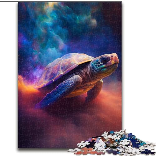 Puzzle 1000 Teile Schildkrötennebel, Karton, Puzzlegröße 26x38cm, anspruchsvolles Denkspiel für Teenager, unterhaltsames interaktives Spiel für die ganze Familie von ZKYUBEK