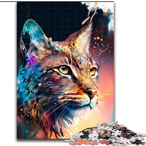Puzzle 1000 Teile Spirit Lynx, Papppuzzle, Größe 26x38cm, Weihnachten, Halloween, Ostern, Neujahr Puzzle 1000 Teile Spirit Lynx, Papppuzzle, Größe 26x38cm, Weihnachten, Halloween, Ostern, Neujahr von ZKYUBEK
