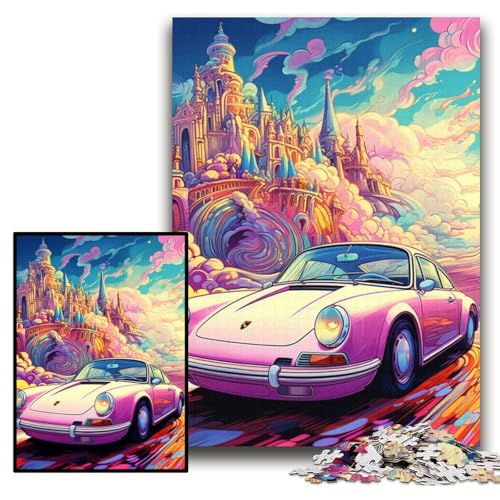 Puzzle 1000 Teile Sportwagen-Puzzle aus Karton für Erwachsene 26x38cm Anspruchsvolles Denkspiel für Teenager, unterhaltsames interaktives Spiel für die ganze Familie Puzzle 1000 Teile Sportwagen-Puzzle aus Karton für Erwachsene 26x38cm Anspruchsvolles Denkspiel für Teenager, unterhaltsames interaktives Spiel für die ganze Familie von ZKYUBEK