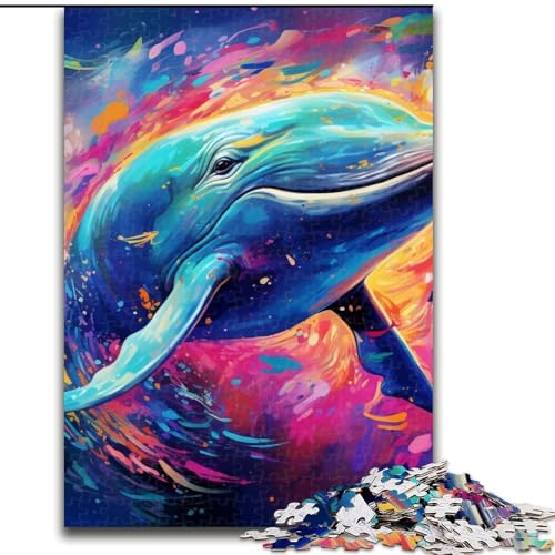 Puzzle 1000 Teile Wal, Kartonpuzzle, Größe 26x38cm, Weihnachten, Halloween, Ostern, Neujahr Puzzle 1000 Teile Wal, Kartonpuzzle, Größe 26x38cm, Weihnachten, Halloween, Ostern, Neujahr von ZKYUBEK