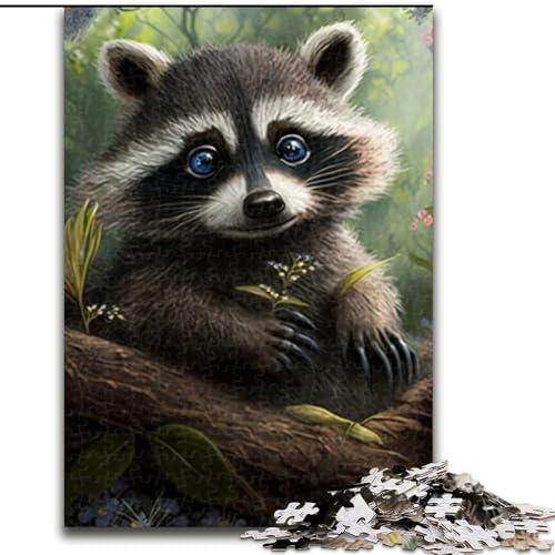 Puzzle 1000 Teile Waschbär Holzpuzzle Größe 50x75cm Anspruchsvolles Denkspiel für Teenager, Familienspaß Interaktives Spiel Puzzle 1000 Teile Waschbär Holzpuzzle Größe 50x75cm Anspruchsvolles Denkspiel für Teenager, Familienspaß Interaktives Spiel von ZKYUBEK