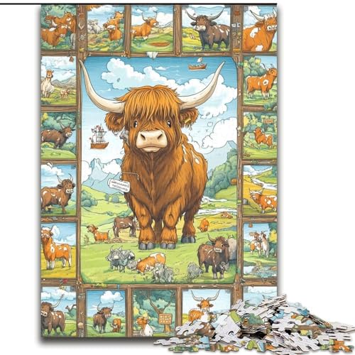 Puzzle 1000 Teile Yak Collage Puzzle 26X38CM Denksportspiel, Interaktives Familienspiel, Geeignet für Kinder ab 14 Jahren Puzzle 1000 Teile Yak Collage Puzzle 26X38CM Denksportspiel, Interaktives Familienspiel, Geeignet für Kinder ab 14 Jahren von ZKYUBEK