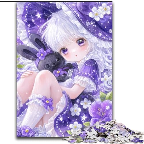Puzzle 1000 Teile für Erwachsene, Anime-Mädchen, Unmögliches Puzzle für Erwachsene, 26x38cm, Denksportaufgabe, interaktives Familienspiel, geeignet für Kinder ab 14 Jahren Puzzle 1000 Teile für Erwachsene, Anime-Mädchen, Unmögliches Puzzle für Erwachsene, 26x38cm, Denksportaufgabe, interaktives Familienspiel, geeignet für Kinder ab 14 Jahren von ZKYUBEK
